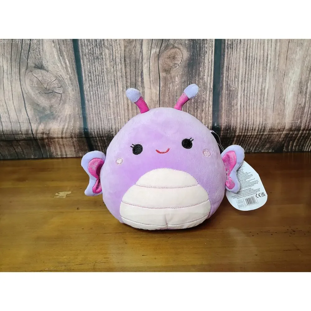 NWT Squishmallows Brenda Butterfly Plush‎ Purple 8